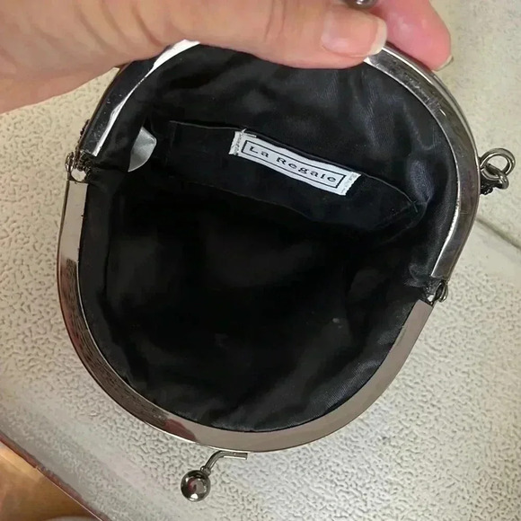 Black beaded evening bag - Picture 7 of 10